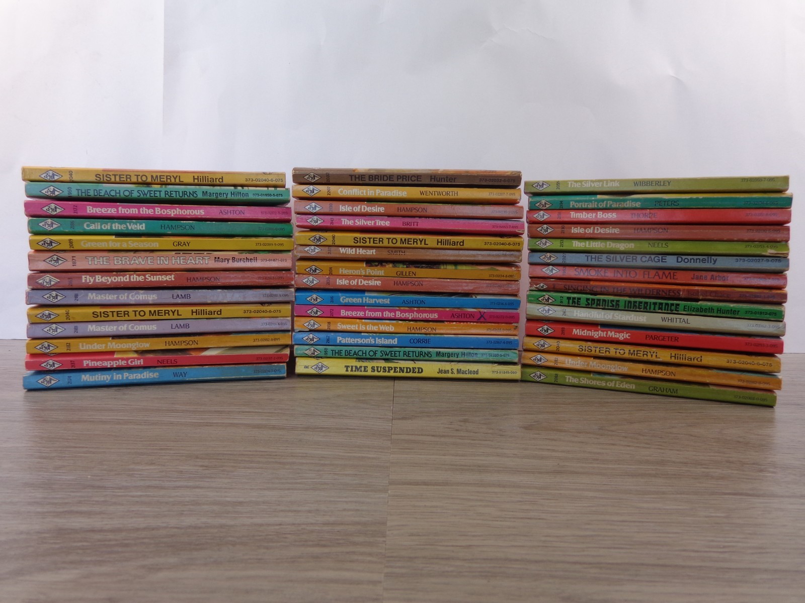 Harlequin Romance VTG PB Book Lot 41 Red Edge 70s Collection Classic