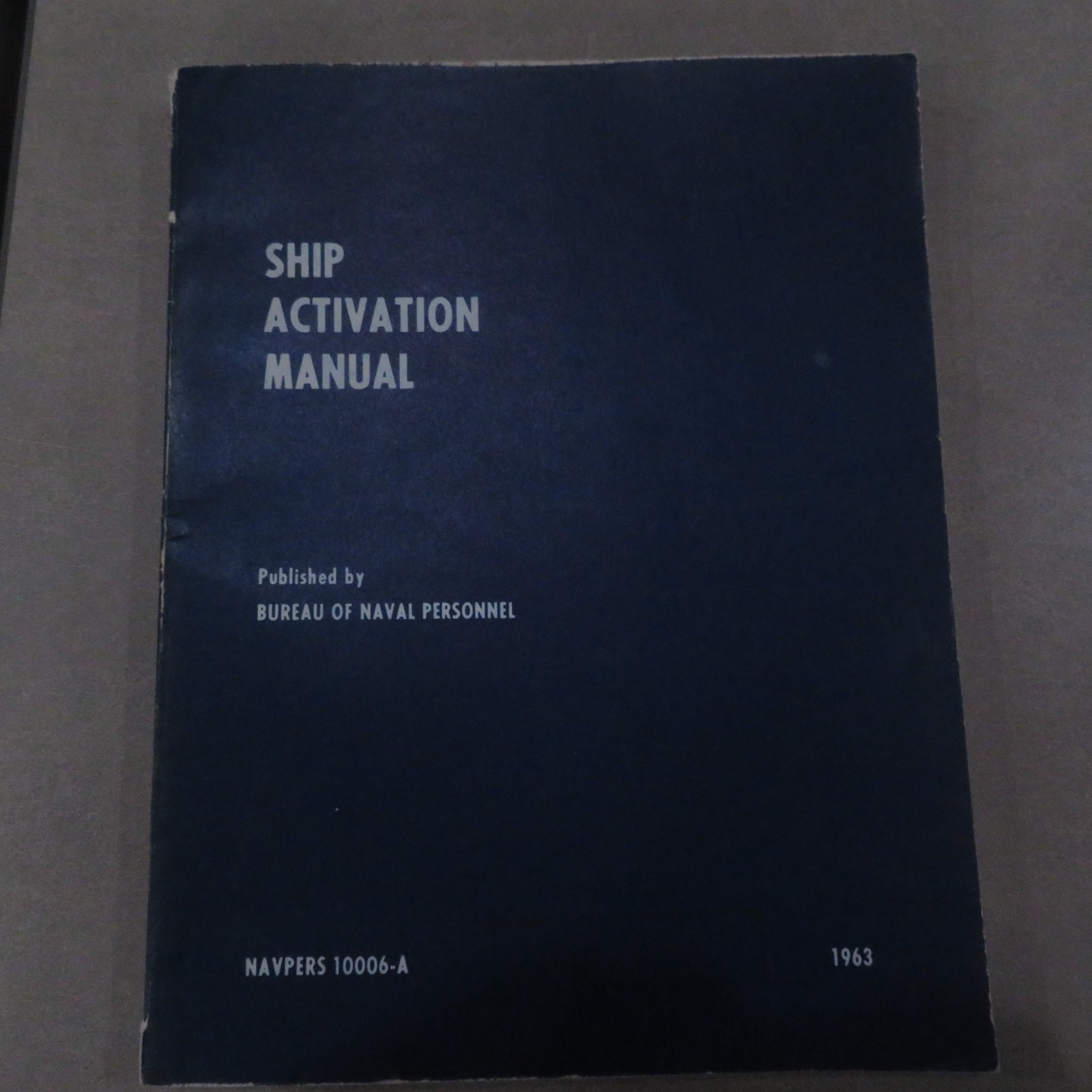 (Lot 303) Ship Activation Manual