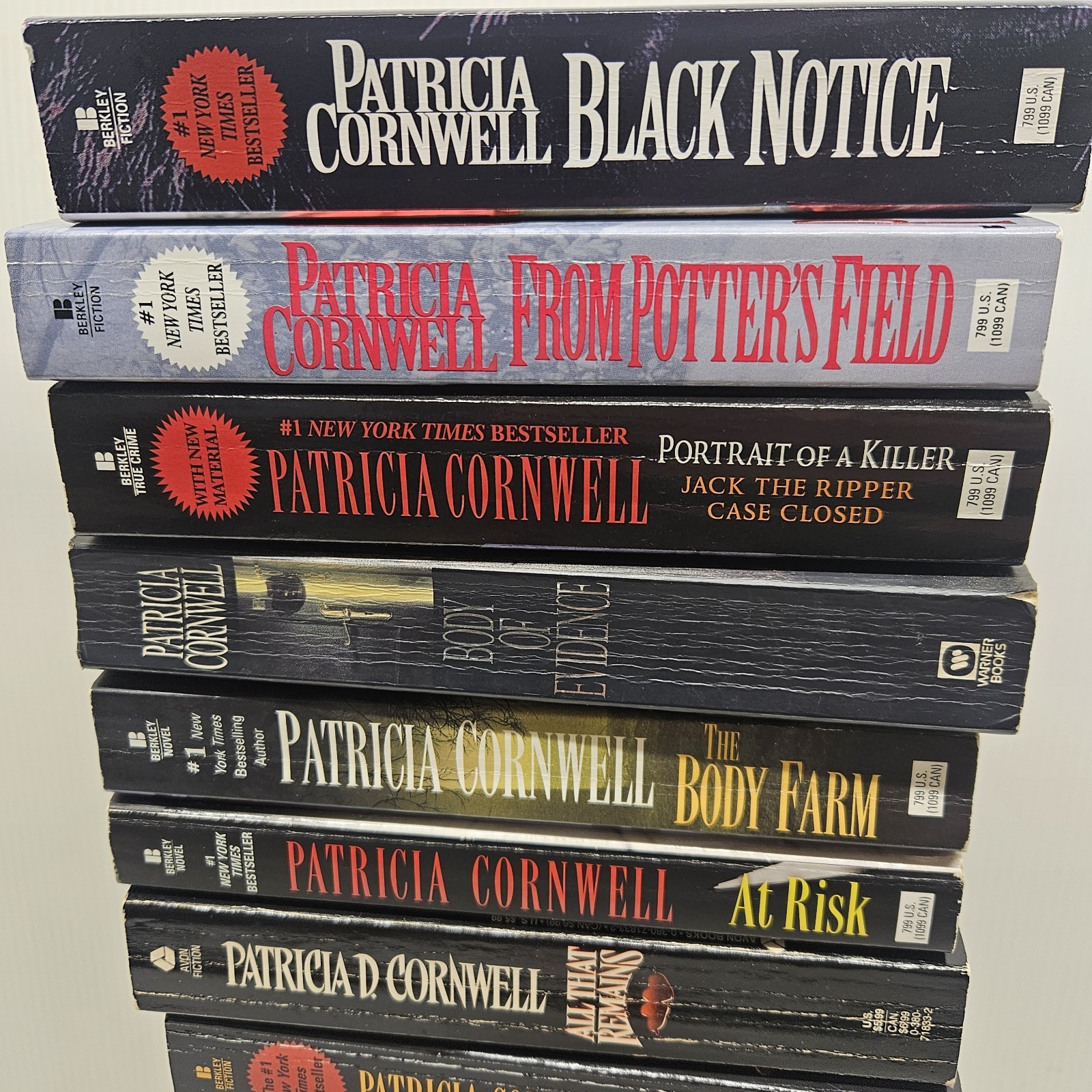 Patricia Cornwell Kay Scarpetta Paperbacks – YOU CHOOSE Lot – BUY 3 GET 1 FREE