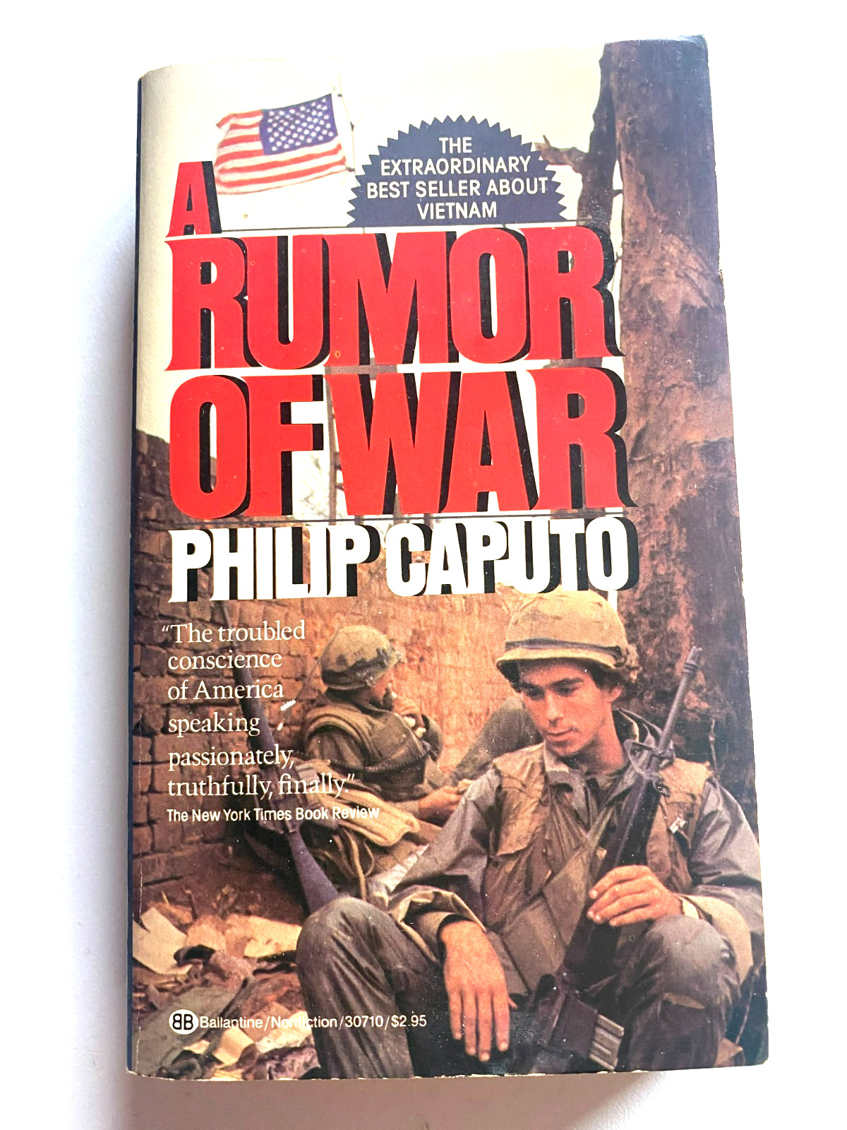 RARE! A RUMOR OF WAR by Philip Caputo Ballantine Book 1982 FINE Paperback 13th p