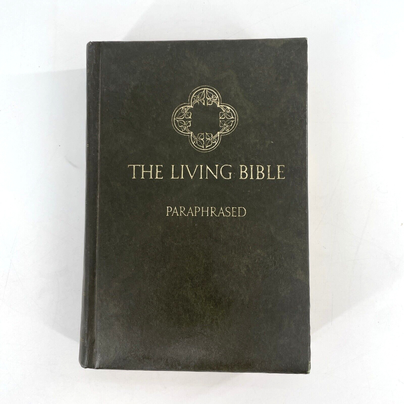 The Living Bible Paraphrased Black Tyndale 1973 35th Printing Hardcover