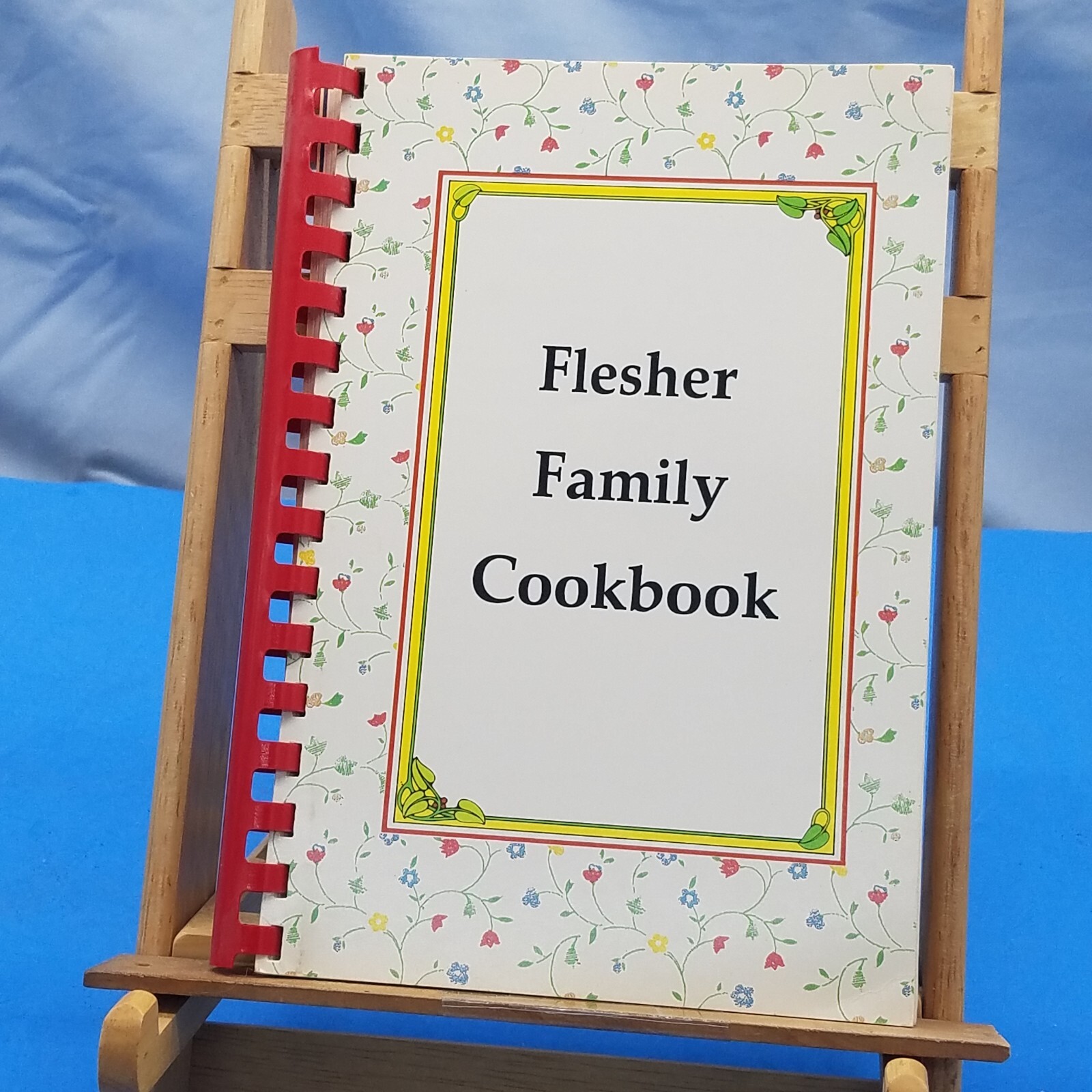 Flesher family cookbook Florissa Bell Burtnett 1987 105 pages