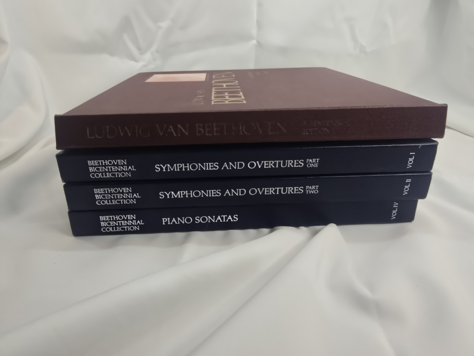 Ludwig Van Beethoven Bicentennial Edition Book Hardcover Illustrated And Vinyl
