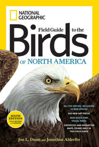National Geographic Field Guide to the Birds of North America, Sixth – GOOD