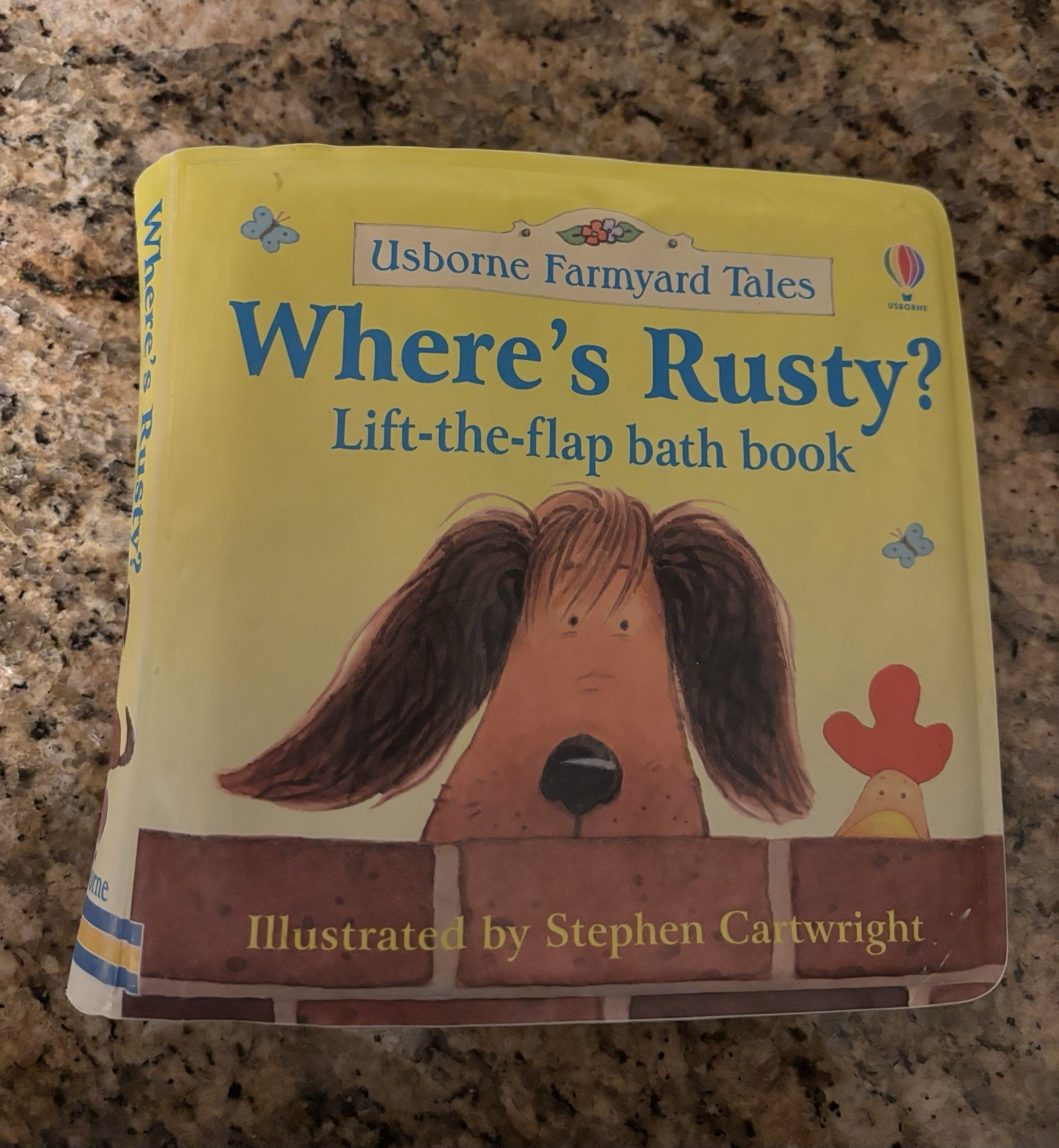 Where’s Rusty Bath Book (Farmyard Tales Bath Books) RARE FIND!