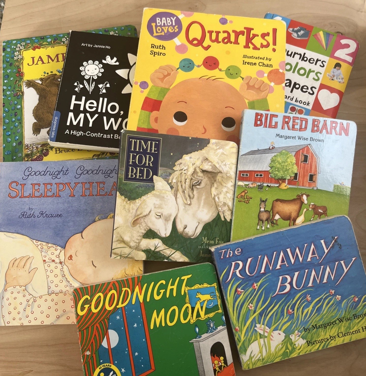 Children’s Baby & Toddler Board Books Random Mix Kids 9 Book Lot