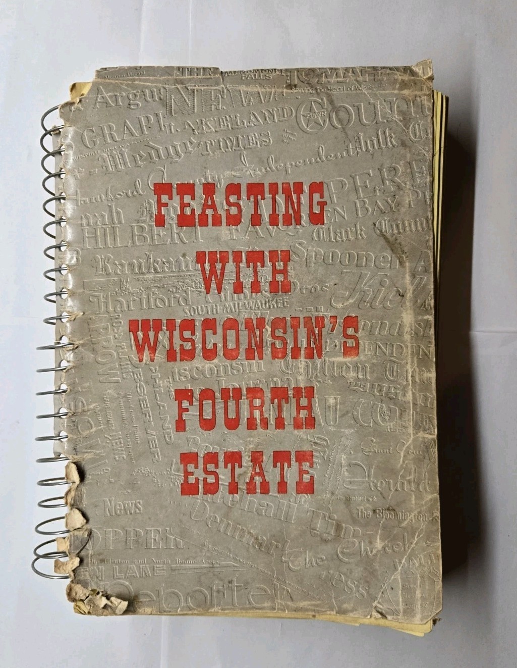 Feasting with Wisconsin’s Fourth Estate Newspaper Association 1976 Cookbook