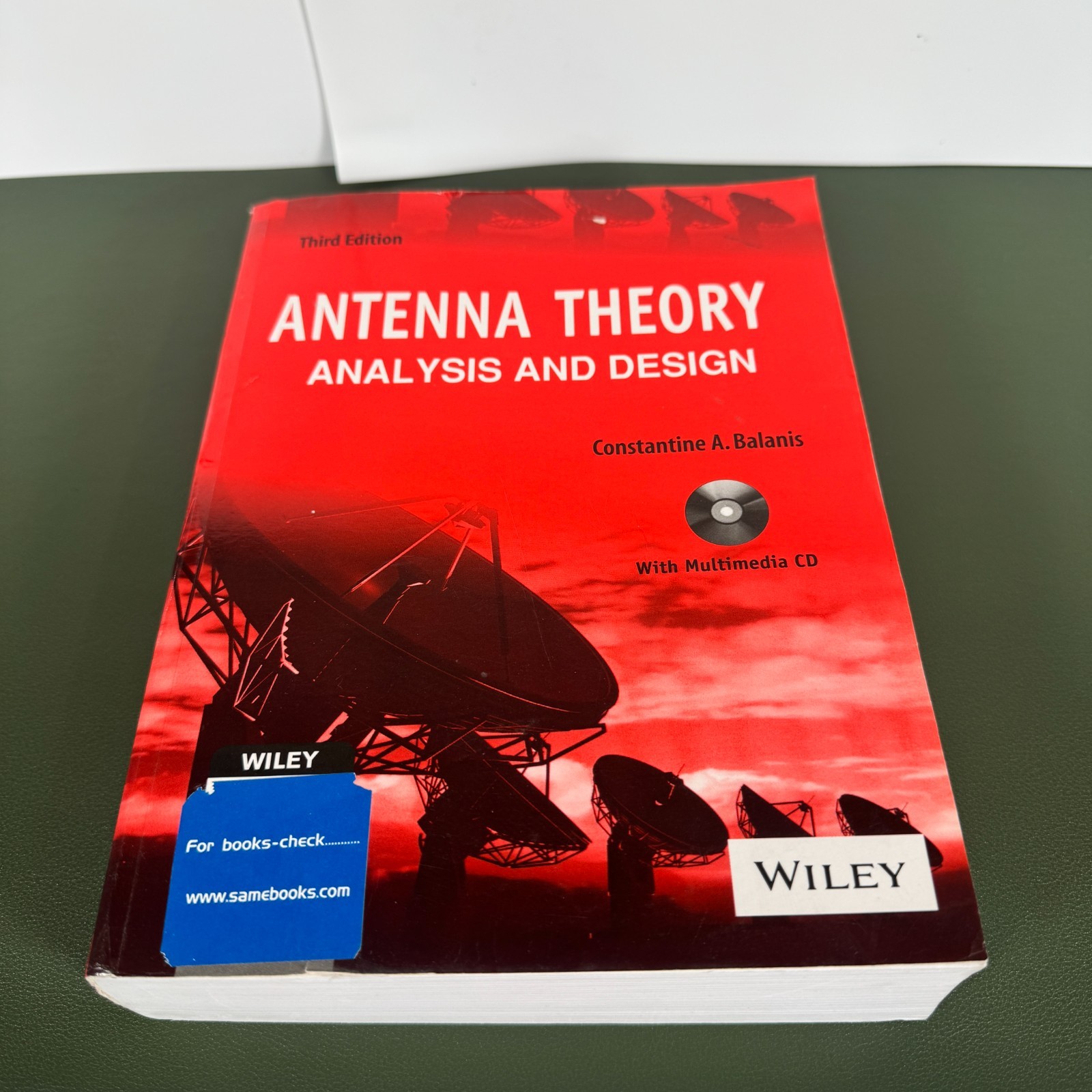 ANTENNA THEORY: ANALYSIS AND DESIGN, 3RD ED By Wiley India & Wiley India