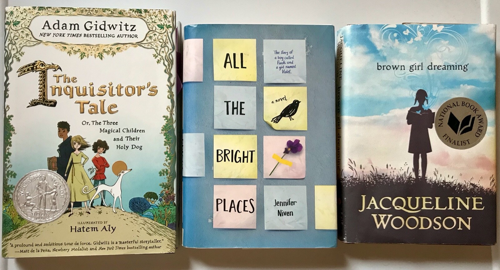Lot of 3 Young Adult / Juvenile Fiction Hardcover Books – Best Sellers!