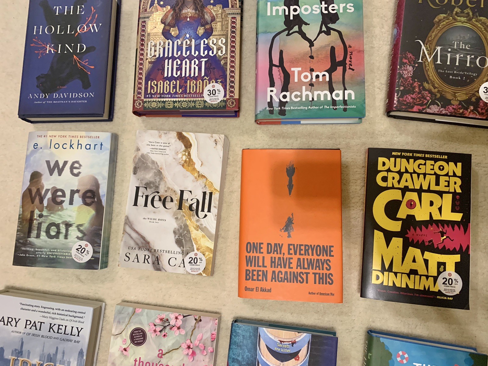 Book Lot Of 25 BRAND NEW Hardcover & Paperback Best Sellers Novel Fiction & Non