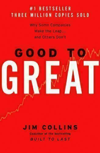 GOOD TO GREAT a Hardcover Business book by Jim Collins FREE USA SHIPPING
