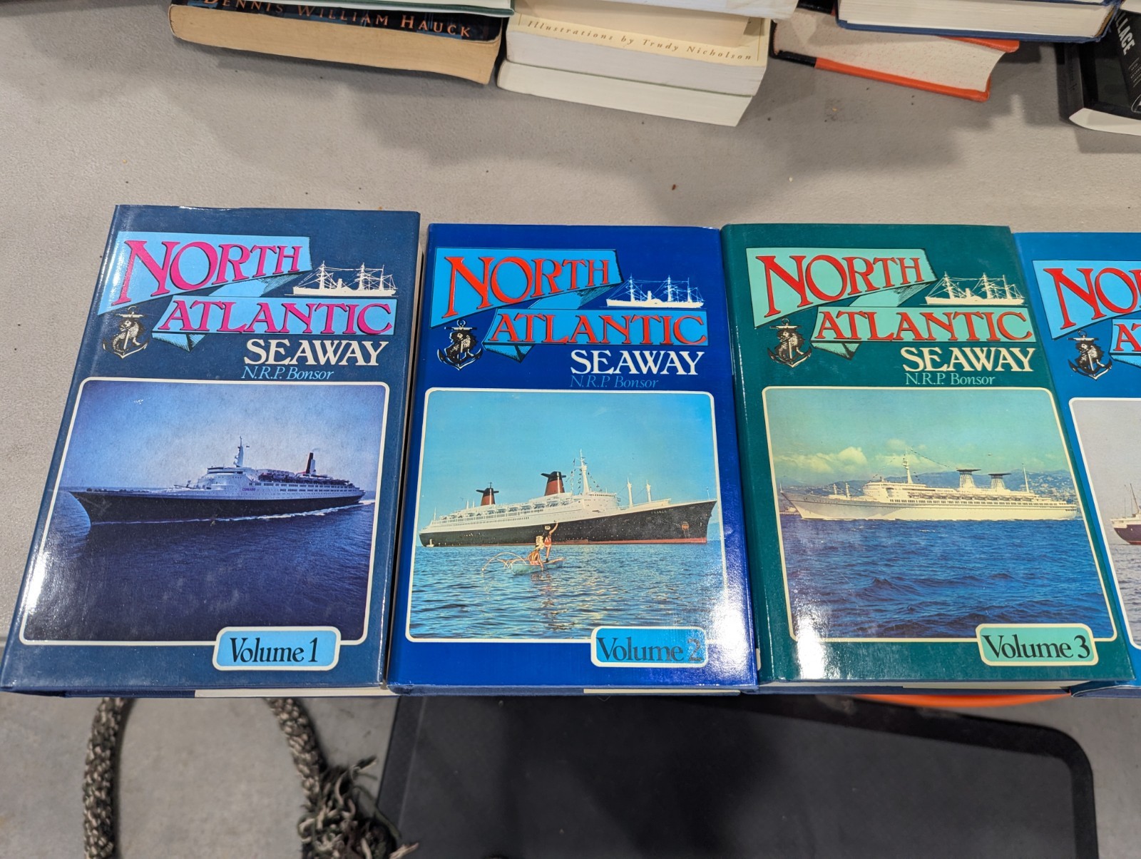 NORTH ATLANTIC SEAWAY Vol 1-5 book by BONSOR