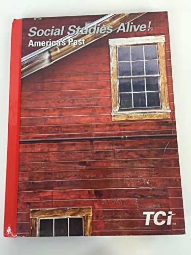 Social Studies Alive Americas Past TCI Student Edition 2016 – VERY GOOD