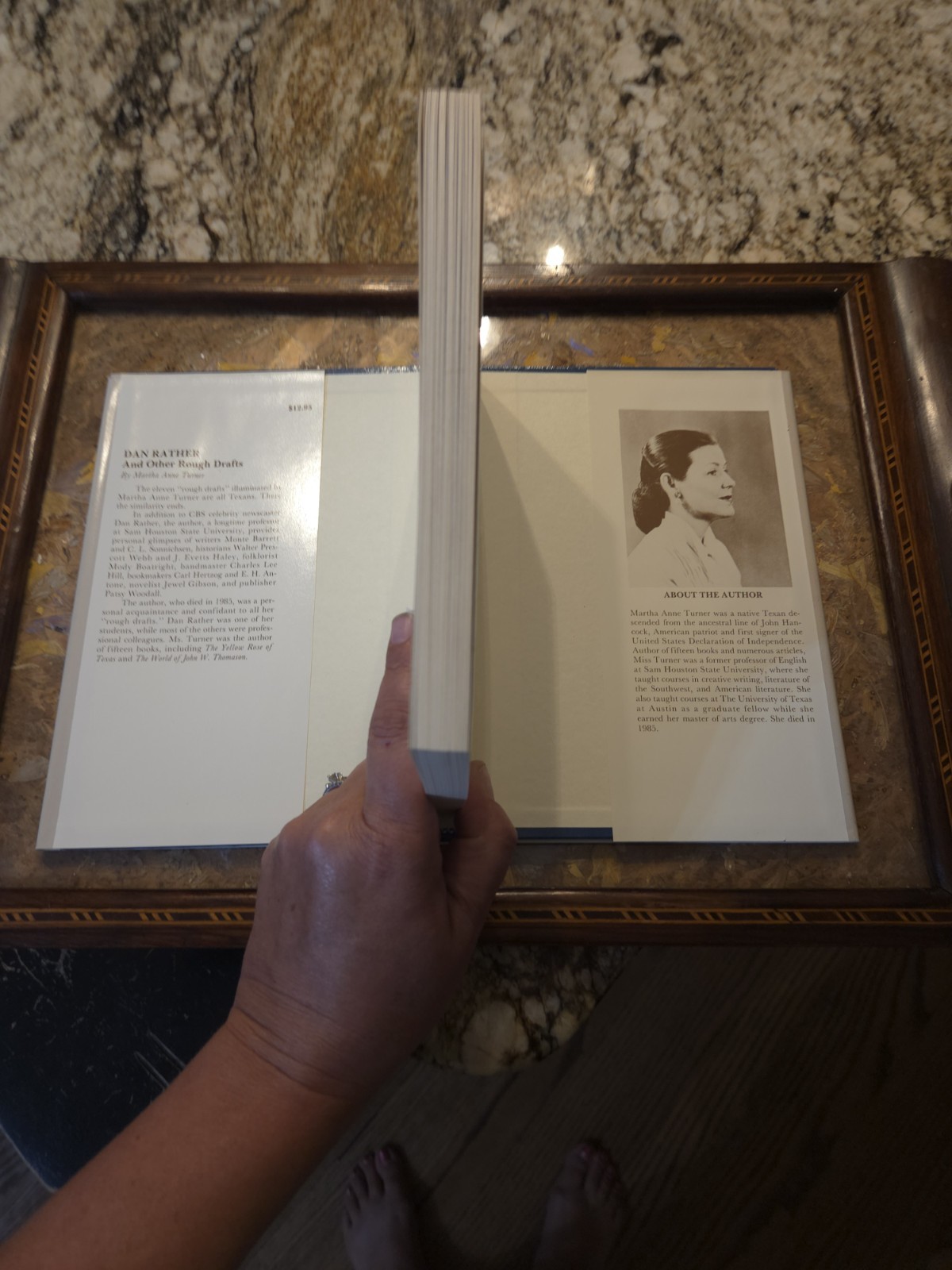 Dan Rather and Other Rough Drafts 1987 First Edition Texas Biographies