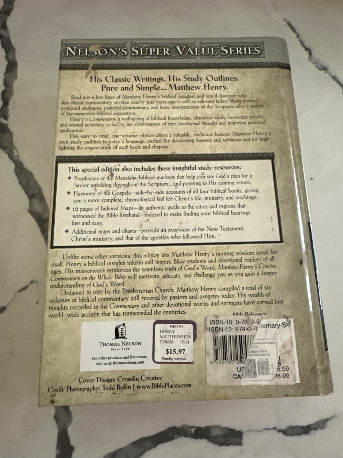Nelson’s Super Value Series : Matthew Henry’s Concise Commentary on the Whole…