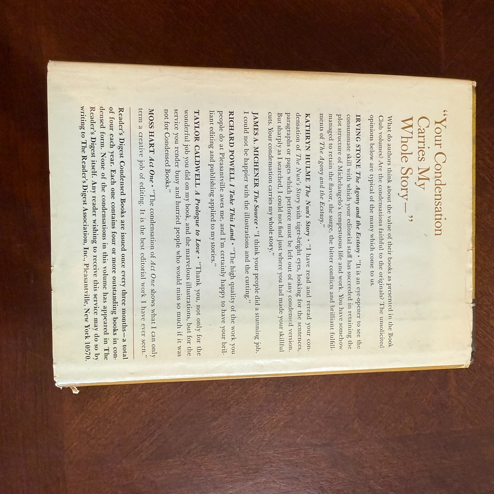 Best Sellers Reader’s Digest Condensed Books 1966 1st Edition HC DJ Michener Hai