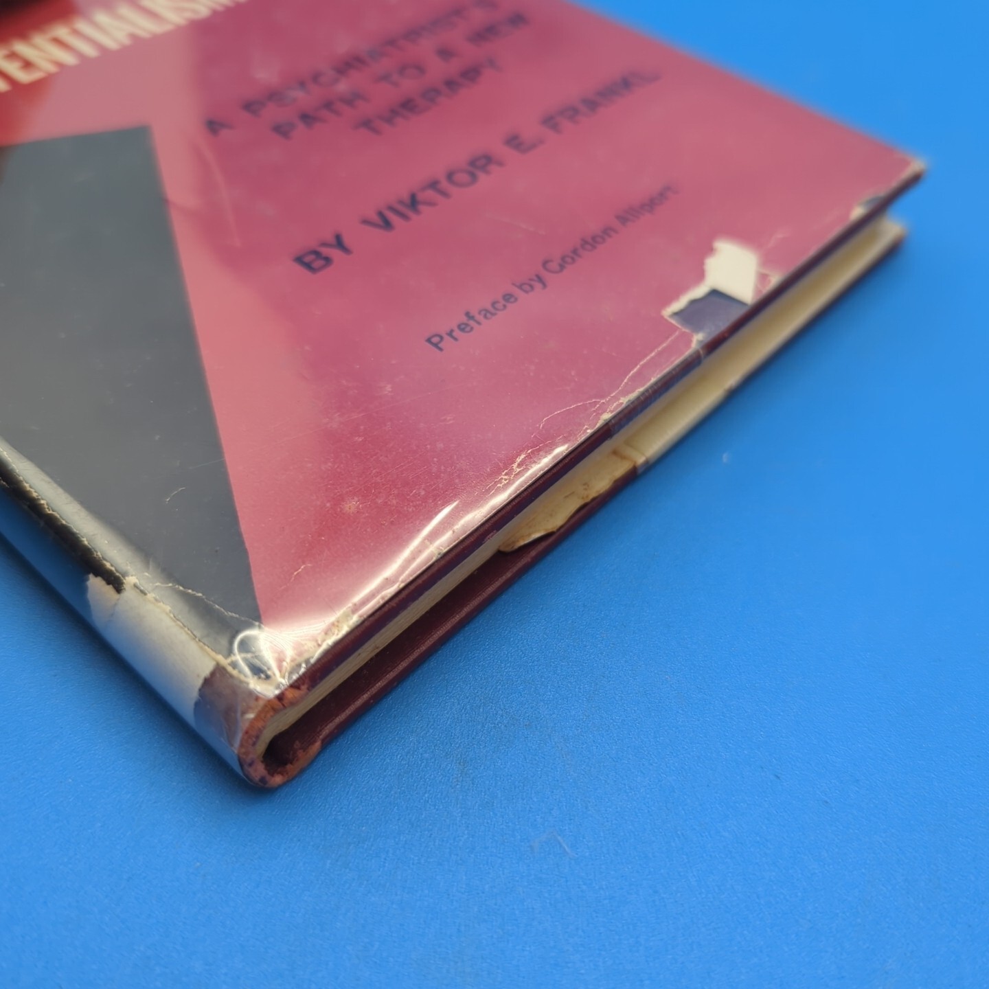 From Death-Camp to Existentialism Viktor Frankl 1959 1st Edition 1st Print HCDJ