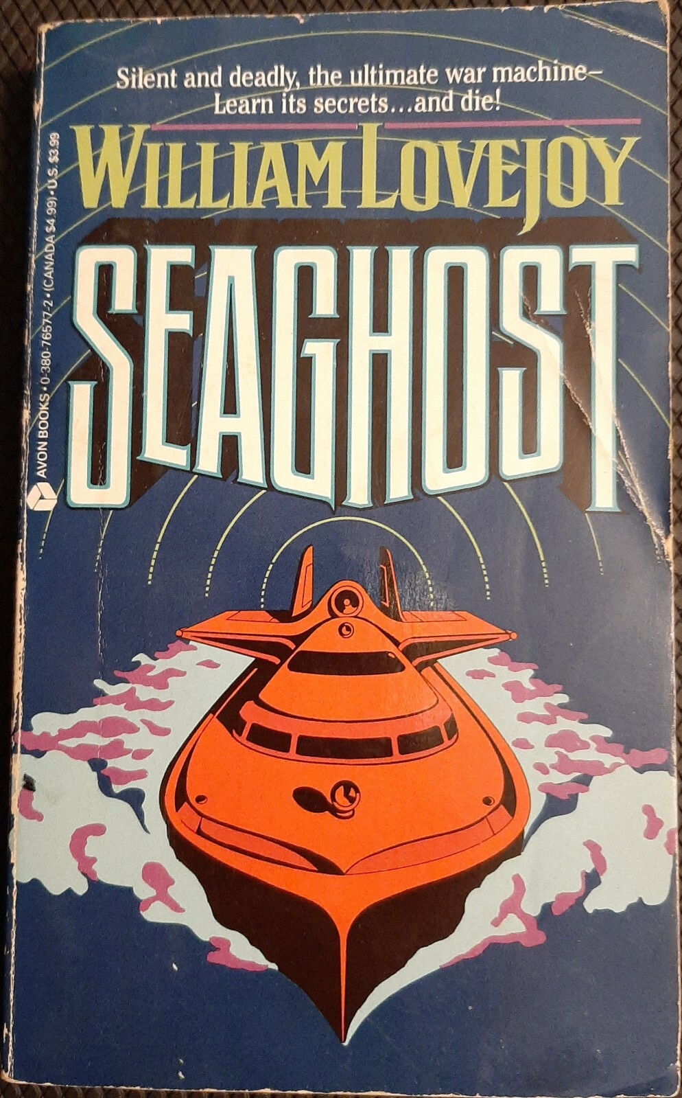 Seaghost by William H. Lovejoy 248 pages 1991 Paperback Avon Thriller